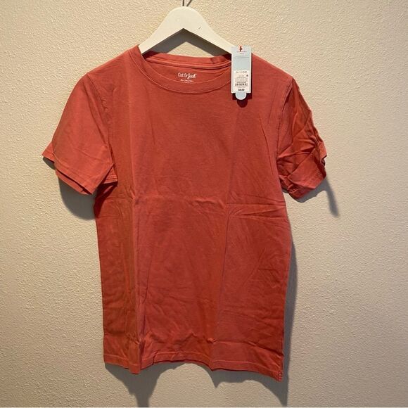 Cat and Jack girls t shirt size 14+ short sleeve stadium red - Picture 1 of 4